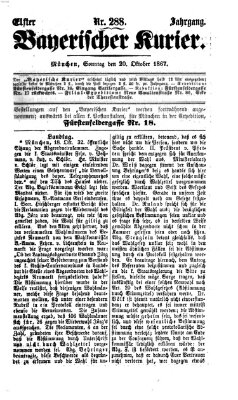 Bayerischer Kurier Sonntag 20. Oktober 1867