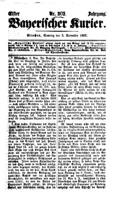 Bayerischer Kurier Sonntag 3. November 1867