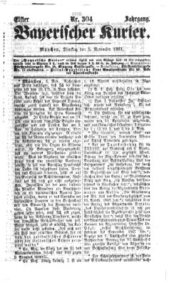 Bayerischer Kurier Dienstag 5. November 1867