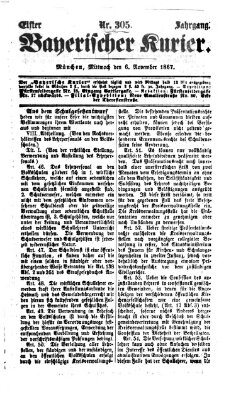 Bayerischer Kurier Mittwoch 6. November 1867