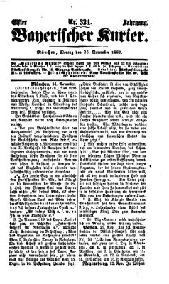 Bayerischer Kurier Montag 25. November 1867