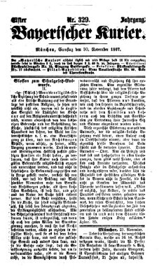 Bayerischer Kurier Samstag 30. November 1867