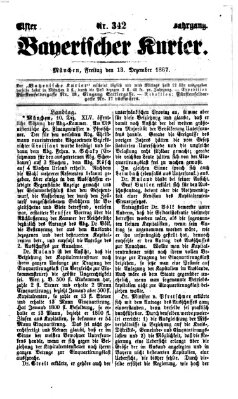 Bayerischer Kurier Freitag 13. Dezember 1867