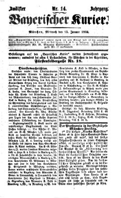 Bayerischer Kurier Mittwoch 15. Januar 1868