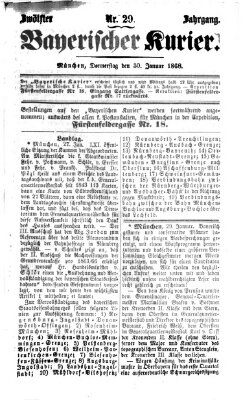 Bayerischer Kurier Donnerstag 30. Januar 1868