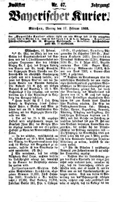 Bayerischer Kurier Montag 17. Februar 1868