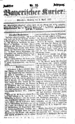 Bayerischer Kurier Sonntag 5. April 1868