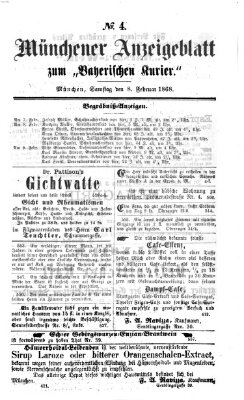 Bayerischer Kurier Samstag 8. Februar 1868