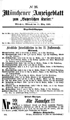 Bayerischer Kurier Mittwoch 11. März 1868