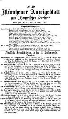 Bayerischer Kurier Sonntag 15. März 1868