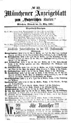 Bayerischer Kurier Mittwoch 18. März 1868