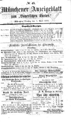 Bayerischer Kurier Dienstag 7. April 1868