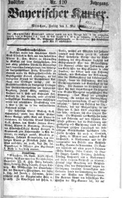 Bayerischer Kurier Freitag 1. Mai 1868