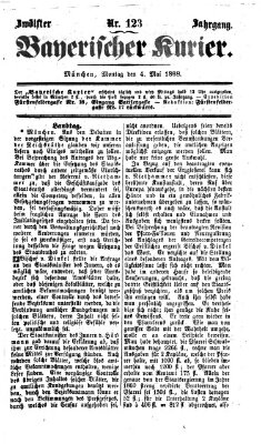 Bayerischer Kurier Montag 4. Mai 1868