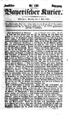 Bayerischer Kurier Samstag 9. Mai 1868