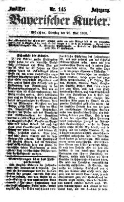 Bayerischer Kurier Dienstag 26. Mai 1868