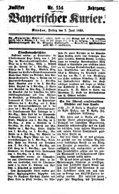 Bayerischer Kurier Freitag 5. Juni 1868