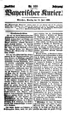 Bayerischer Kurier Samstag 13. Juni 1868