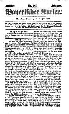 Bayerischer Kurier Donnerstag 18. Juni 1868