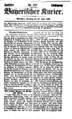 Bayerischer Kurier Samstag 20. Juni 1868