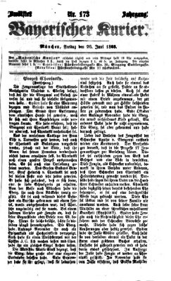 Bayerischer Kurier Freitag 26. Juni 1868