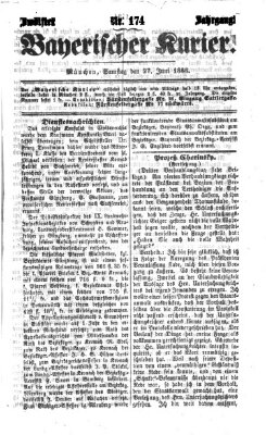 Bayerischer Kurier Samstag 27. Juni 1868