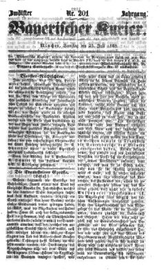 Bayerischer Kurier Samstag 25. Juli 1868