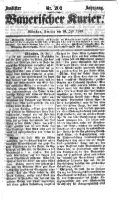 Bayerischer Kurier Sonntag 26. Juli 1868