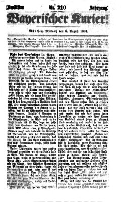 Bayerischer Kurier Mittwoch 5. August 1868