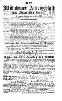 Bayerischer Kurier Freitag 8. Mai 1868