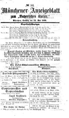 Bayerischer Kurier Samstag 23. Mai 1868