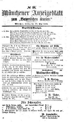 Bayerischer Kurier Freitag 29. Mai 1868