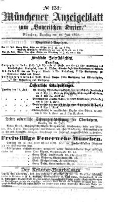 Bayerischer Kurier Samstag 18. Juli 1868