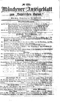 Bayerischer Kurier Donnerstag 23. Juli 1868