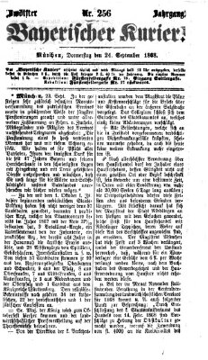 Bayerischer Kurier Donnerstag 24. September 1868