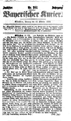 Bayerischer Kurier Montag 19. Oktober 1868