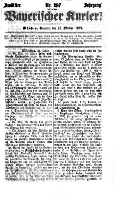 Bayerischer Kurier Sonntag 25. Oktober 1868