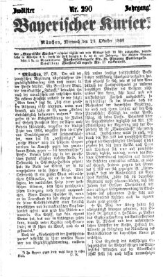 Bayerischer Kurier Mittwoch 28. Oktober 1868