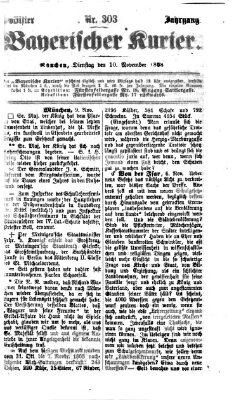 Bayerischer Kurier Dienstag 10. November 1868