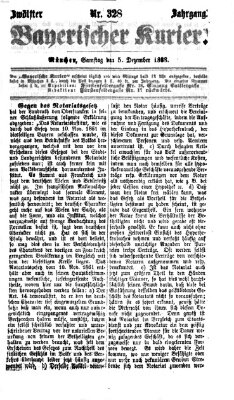 Bayerischer Kurier Samstag 5. Dezember 1868