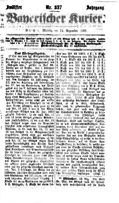 Bayerischer Kurier Montag 14. Dezember 1868