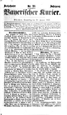 Bayerischer Kurier Donnerstag 28. Januar 1869