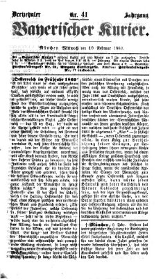 Bayerischer Kurier Mittwoch 10. Februar 1869