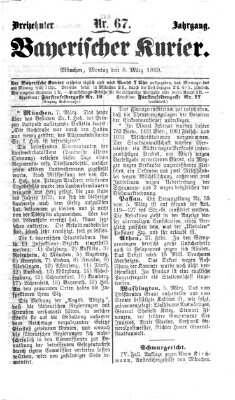 Bayerischer Kurier Montag 8. März 1869