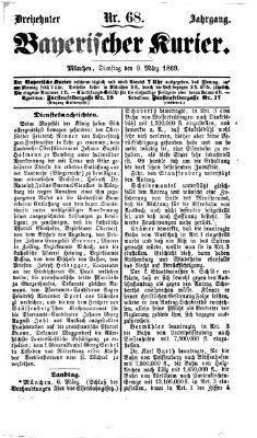 Bayerischer Kurier Dienstag 9. März 1869