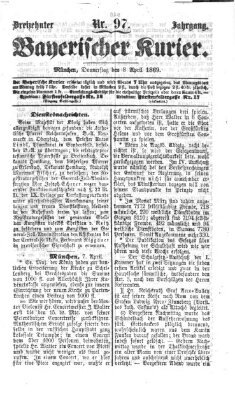 Bayerischer Kurier Donnerstag 8. April 1869