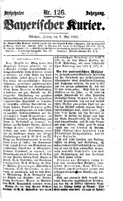 Bayerischer Kurier Freitag 7. Mai 1869