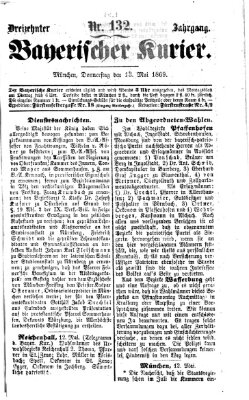 Bayerischer Kurier Donnerstag 13. Mai 1869