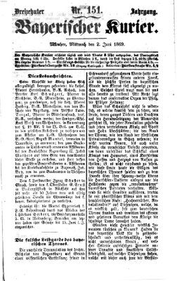 Bayerischer Kurier Mittwoch 2. Juni 1869