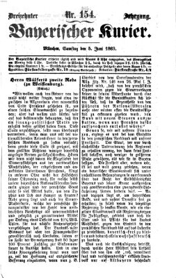 Bayerischer Kurier Samstag 5. Juni 1869